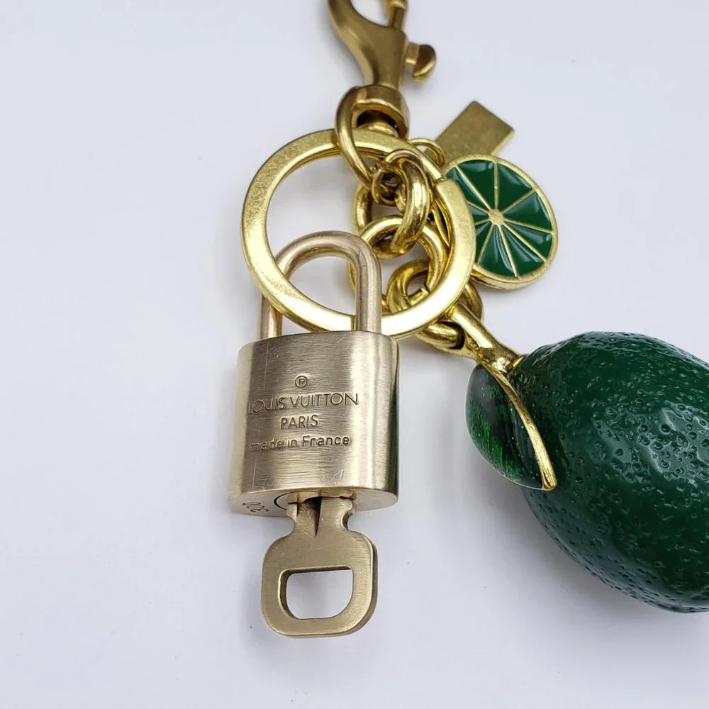Louis Vuitton Authentic Gold Lock 🔒 Unbranded Lemon Keychain Charm for Bags